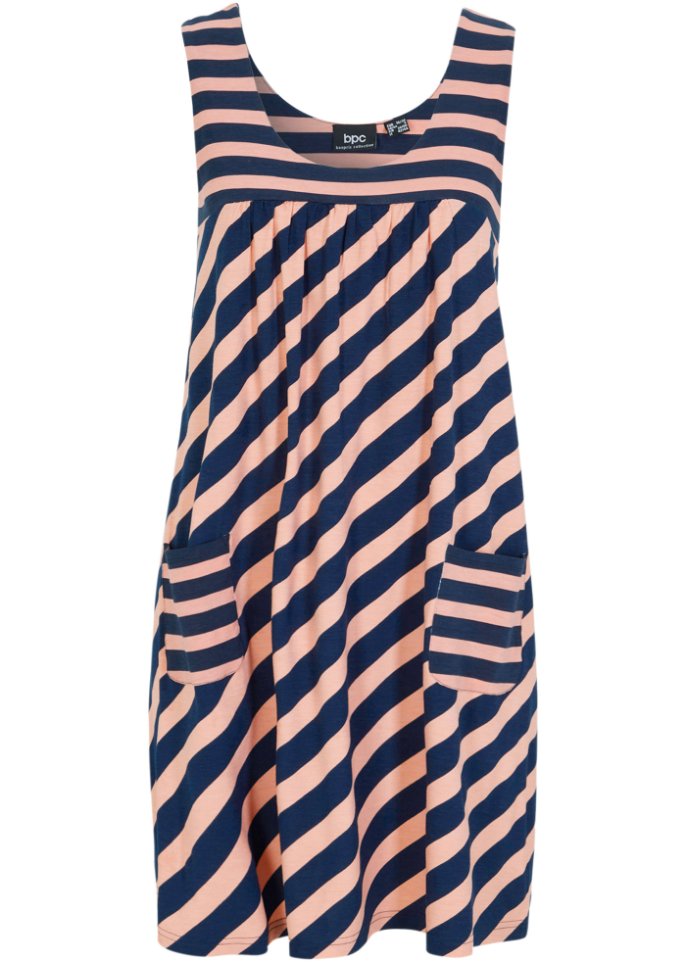 Kurzes Jerseykleid mit Taschen
