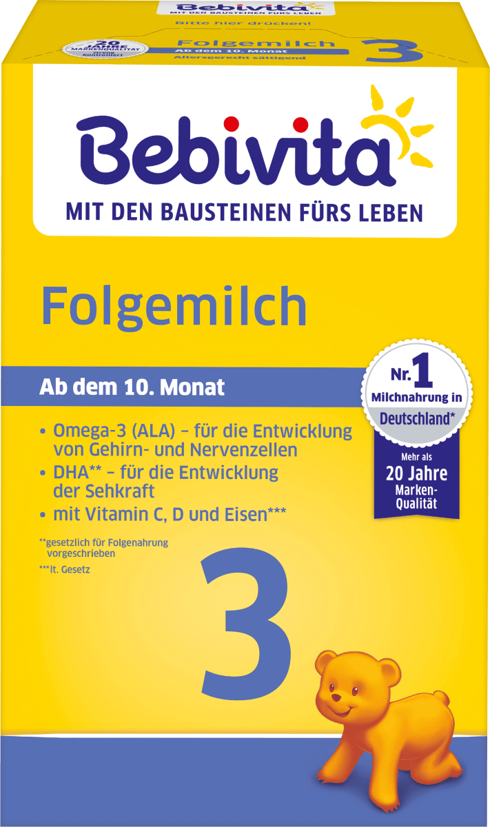 Folgemilch 3 ab dem 10.Monat, 500 g