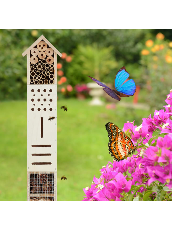 relaxdays Insektenhotel in Natur - (H)148 cm günstig kaufen onesize