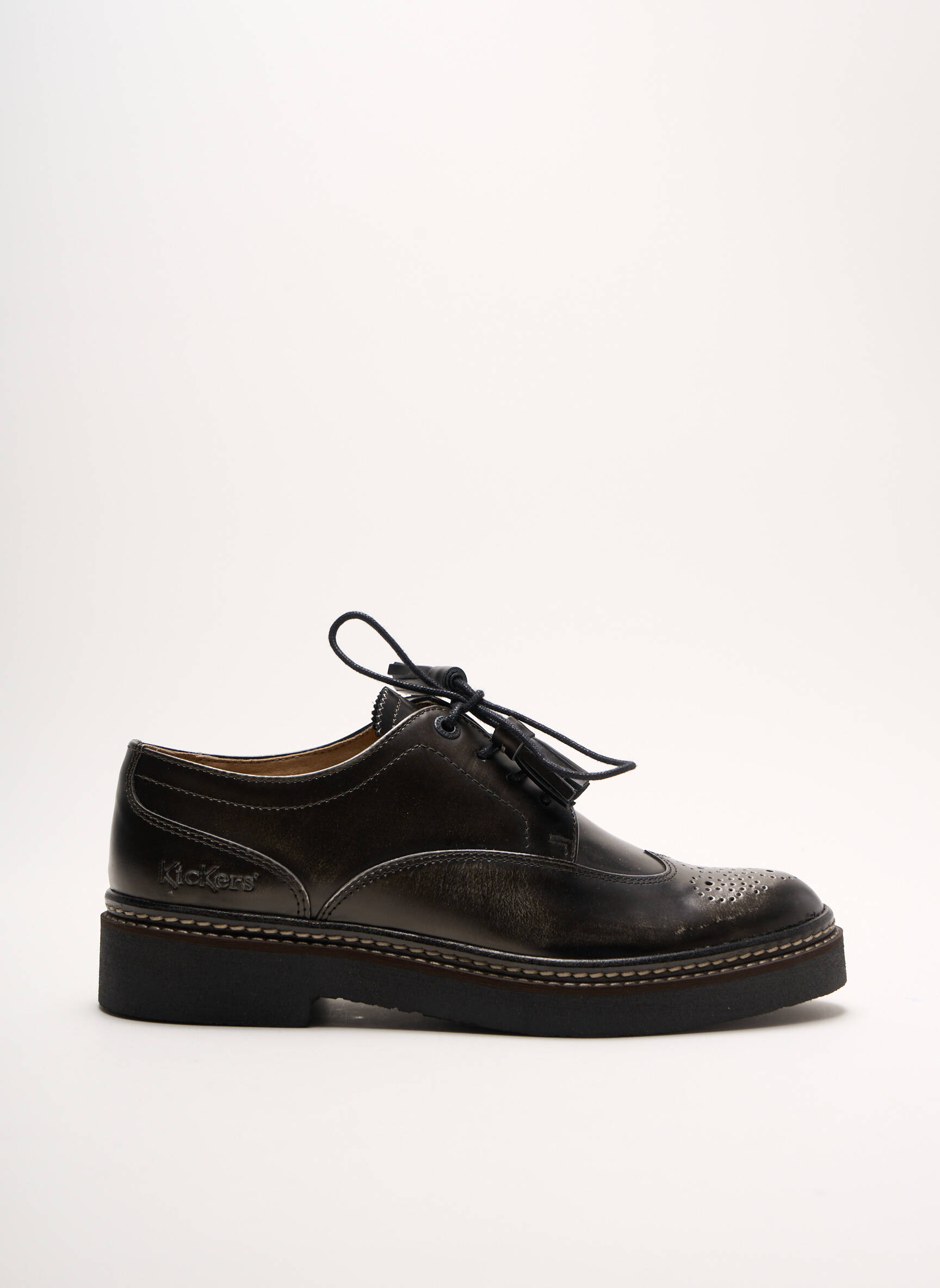 Kickers Derby Femme couleur gris