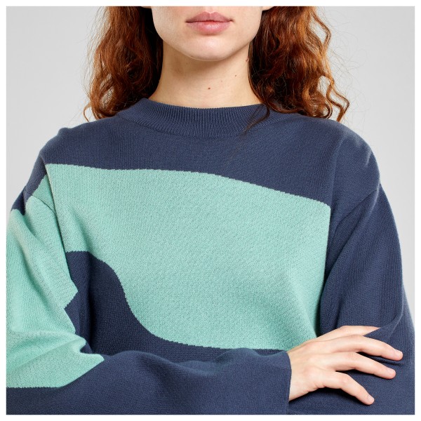 DEDICATED - Women's Sweater Limhamn Flowy Block - Pullover