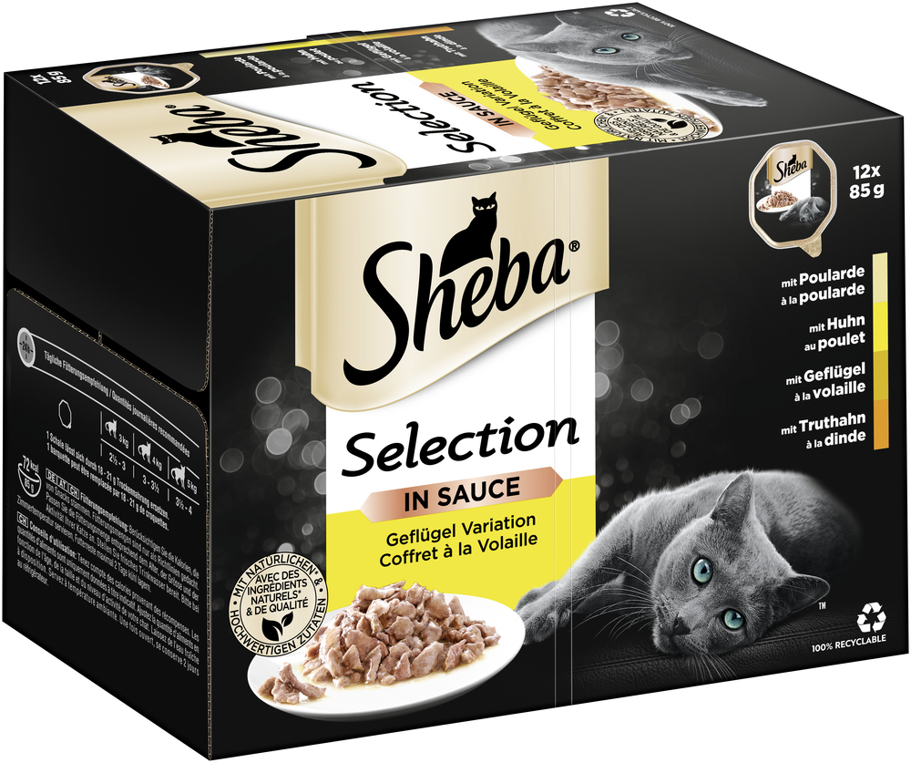 Sheba Nassfutter Sheba Selection in Sauce 12x85g