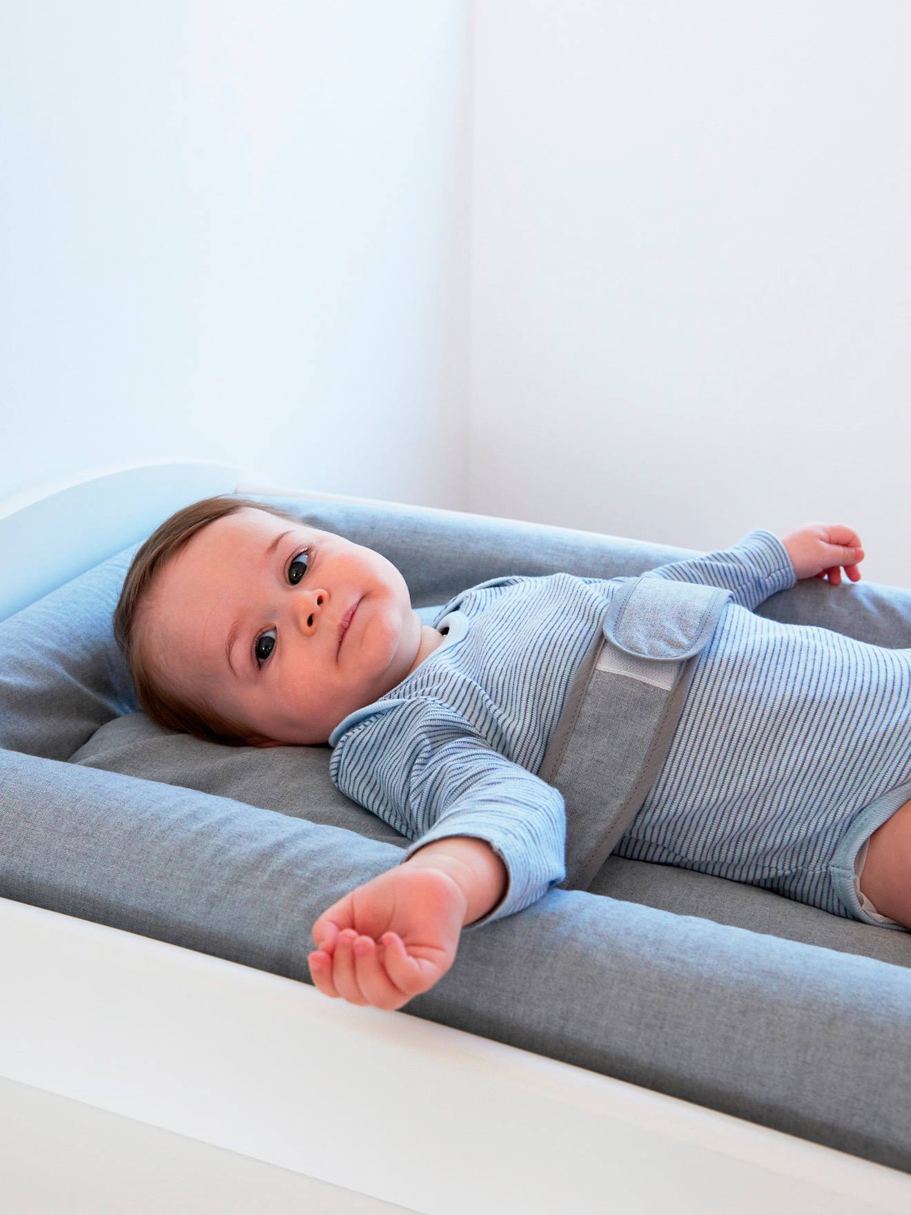 Matelas à langer CANDIDE Mat’ Confort gris clair