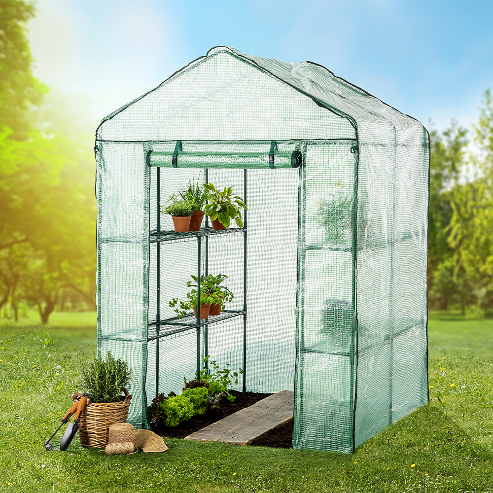 Green Yard Tomatengewächshaus, ca. 143 x 143 x 195 cm
