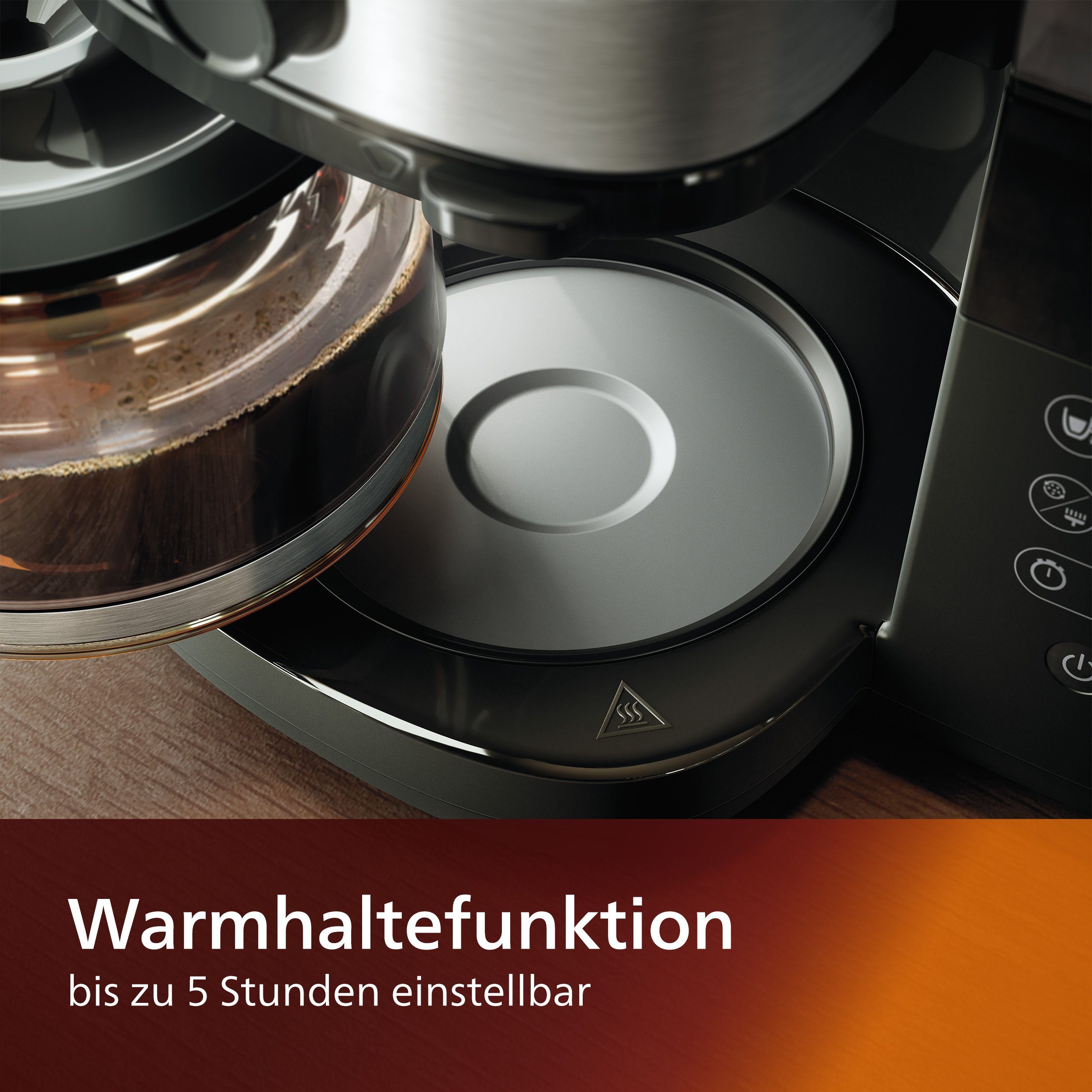Philips Kaffeemaschine mit Mahlwerk HD7888/01 All-in-1 Brew, Papierfilter 1x4, mit Smart Dosierung und Kaffeebohnenbehälter