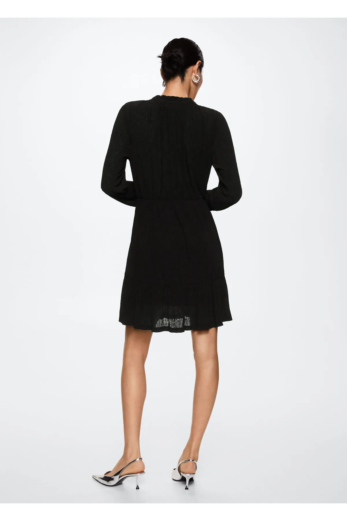 MANGO  Schwarzes Damenkleid 37085814
