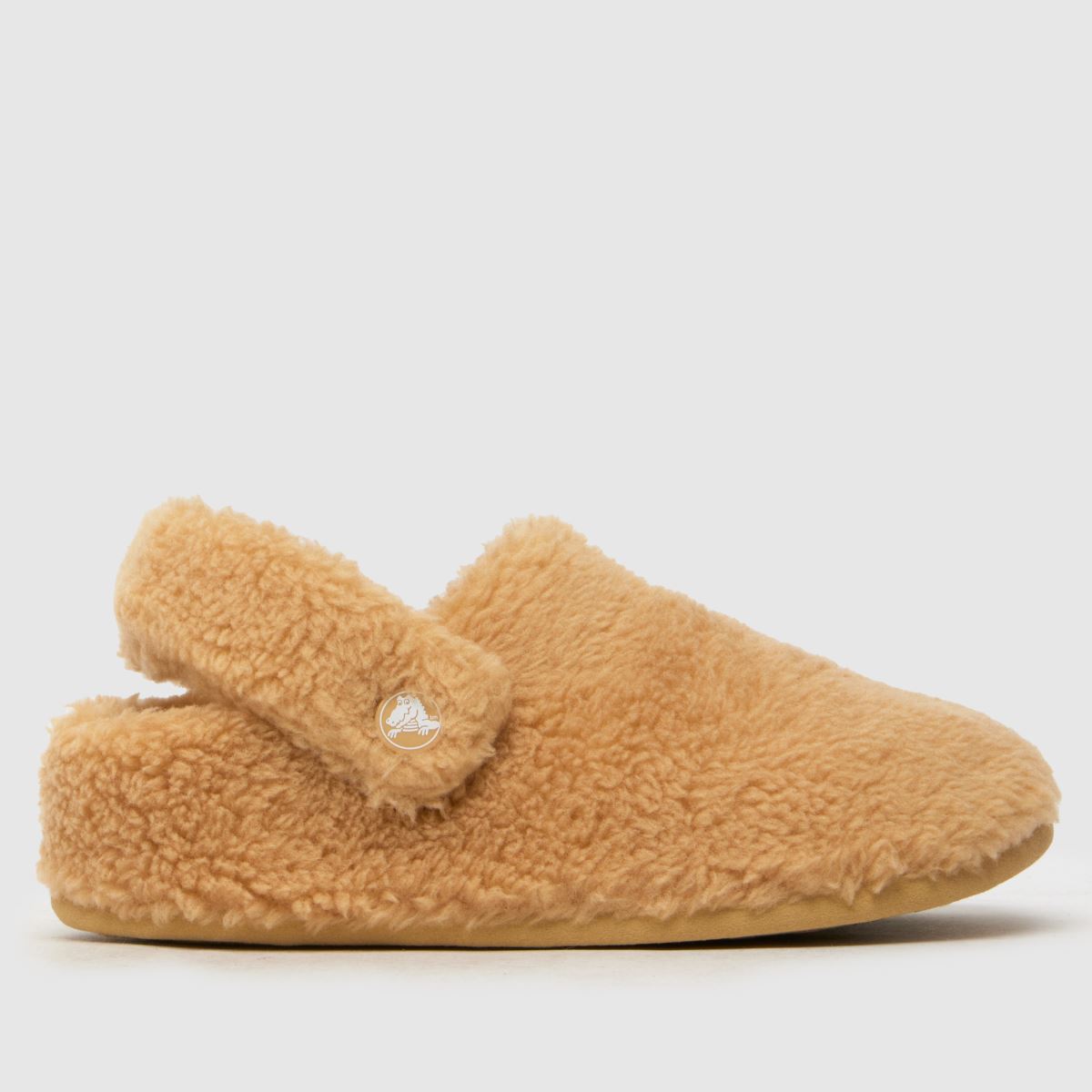 Crocs guldfärgade klassiska Cozzy Junior tofflor