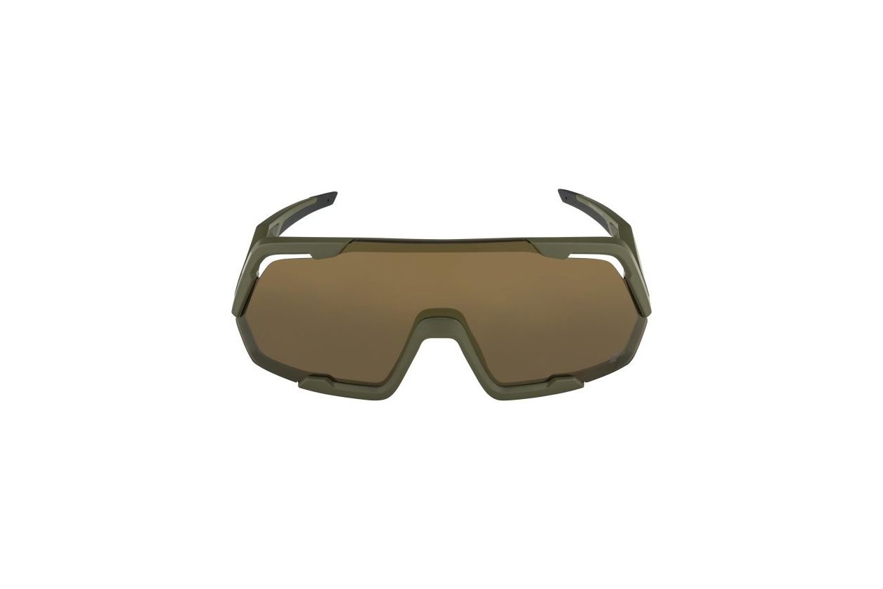 Alpina Rocket Q-Lite olive matt / bronce mirror lens