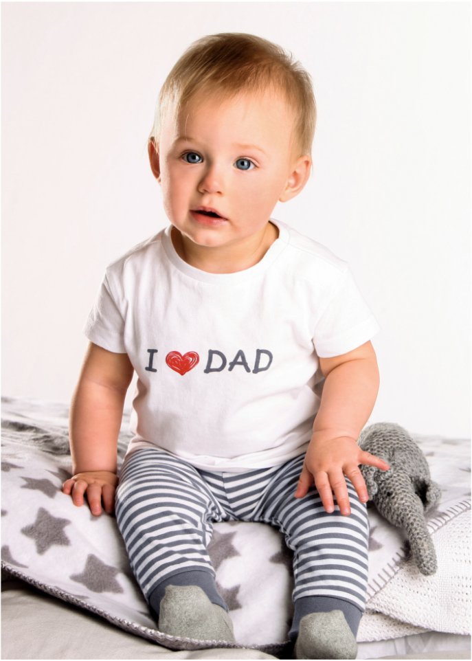 Baby Shirthose (2er-Pack) Bio-Baumwolle