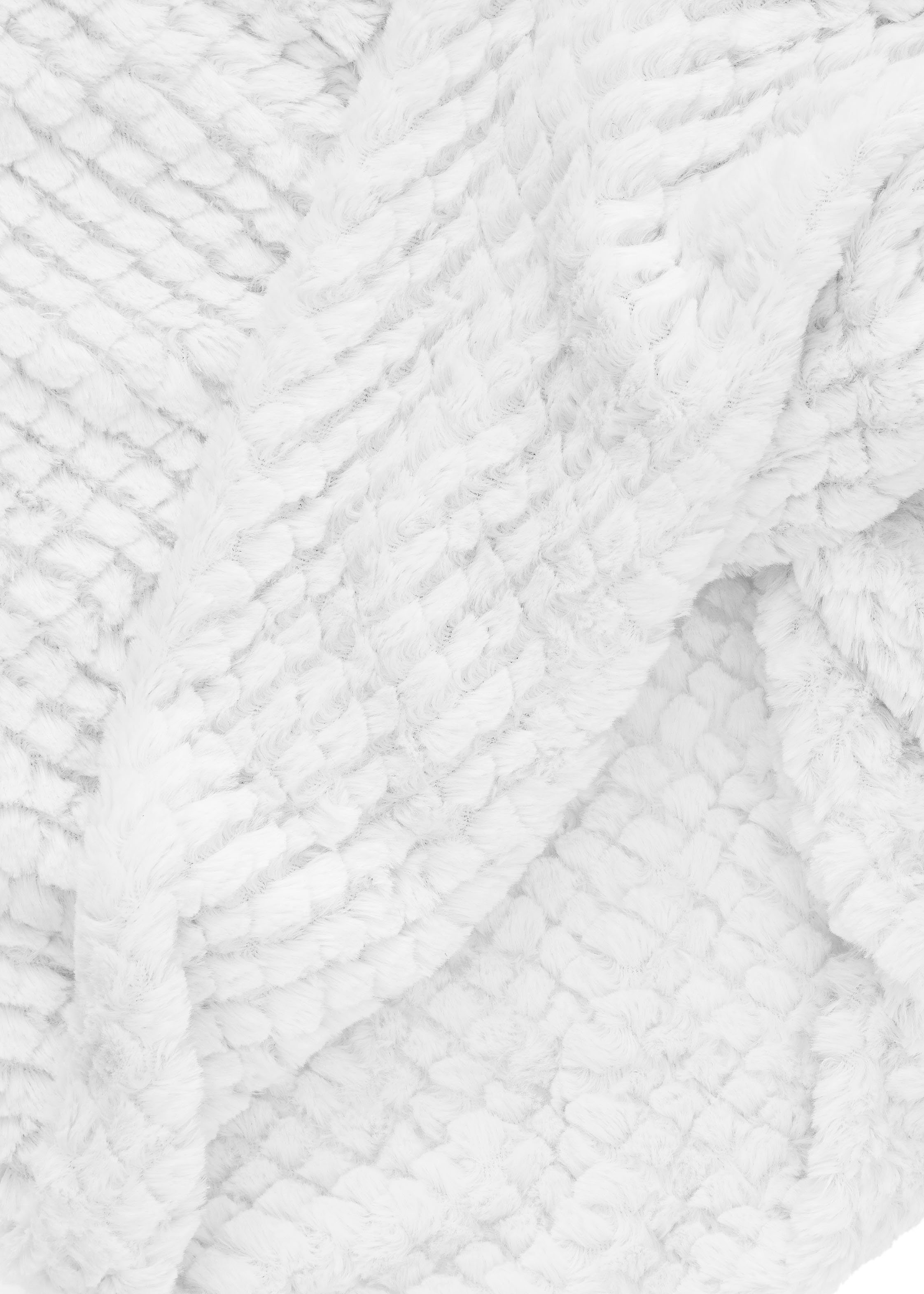 LASCANA Strickschal Loop, Fleece Schal, weiches Material, Grobstrick-Schal, Tuch, Winterschal VEGAN