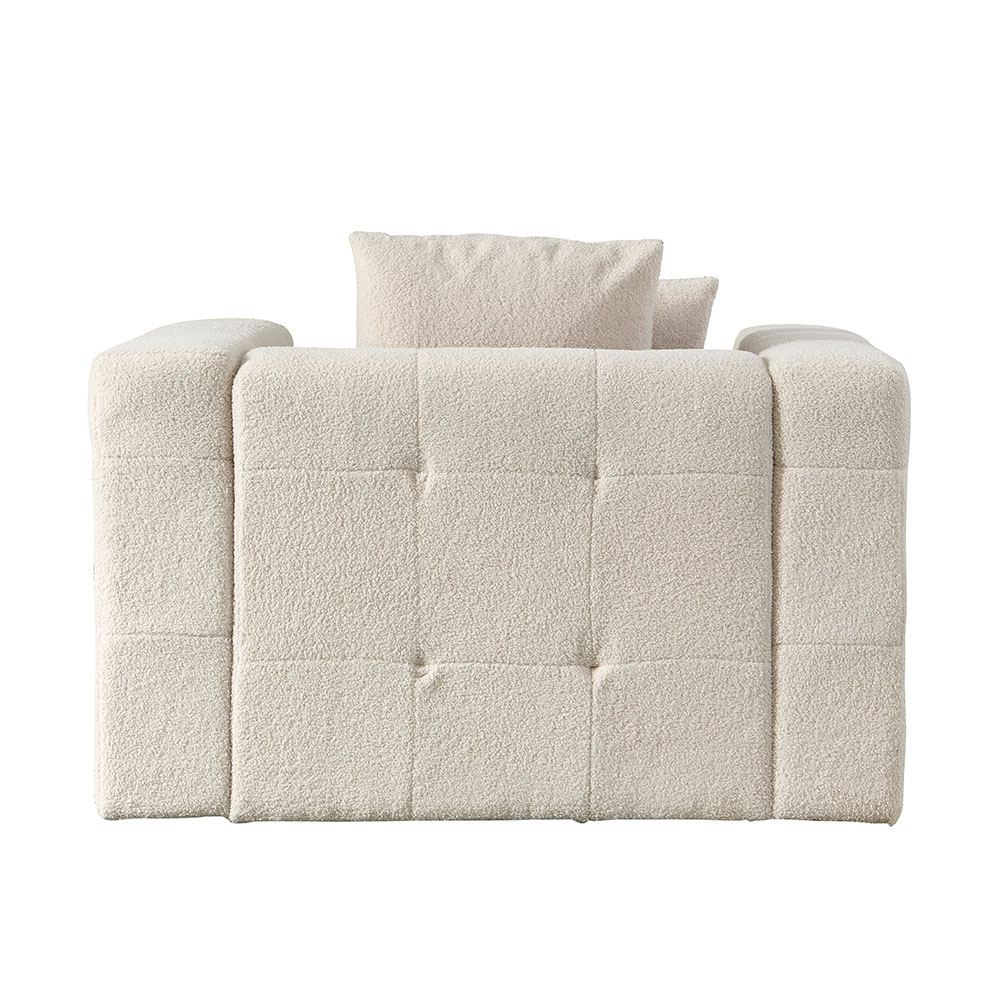 Home Deluxe Teddy Sessel COMO - Beige