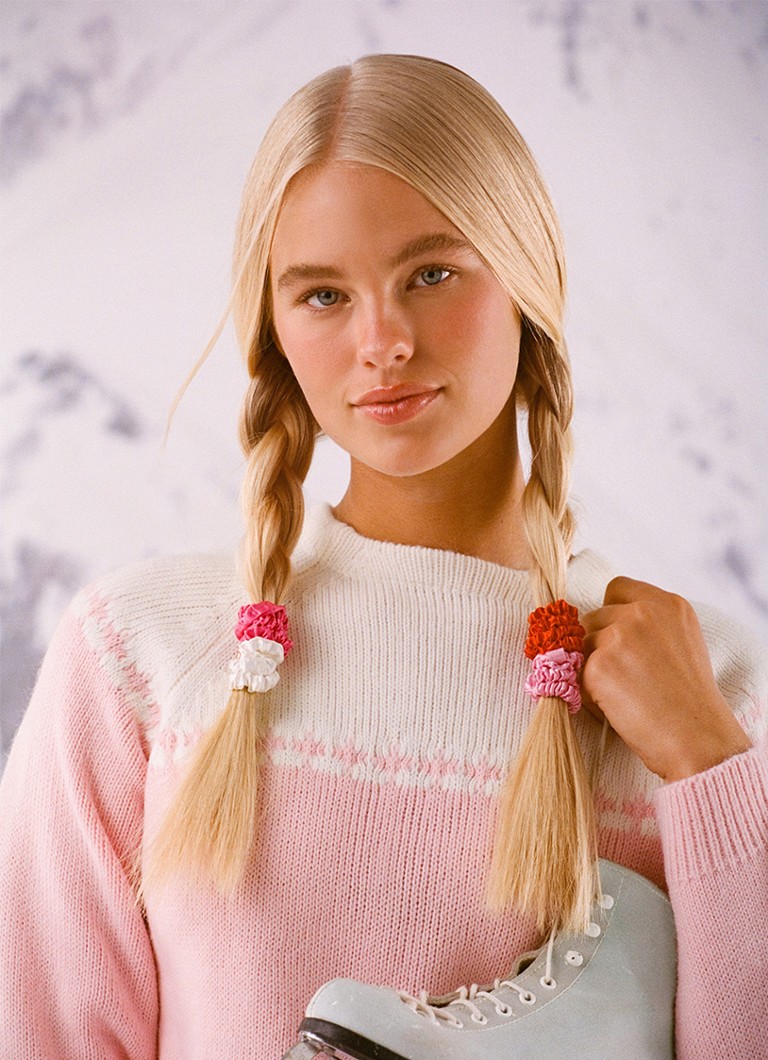slip  Pure Silk Skinny Scrunchie set - Limited Edition haarelastiek van zijde set van 4