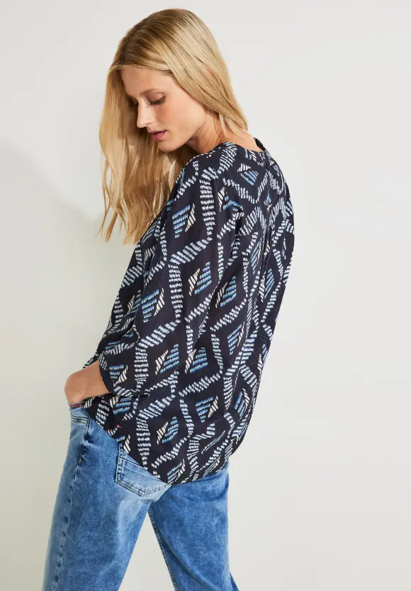 CECIL Printbluse mit 3/4 Ärmel