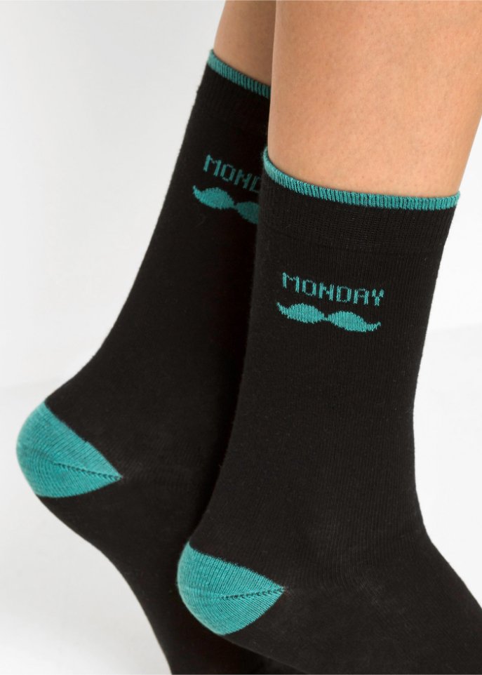 Socken Wochentage (7er Pack) mit Bio-Baumwolle