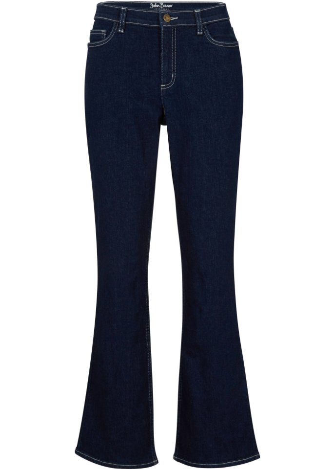 Stretch- Jeans aus Bio-Baumwolle, Bootcut