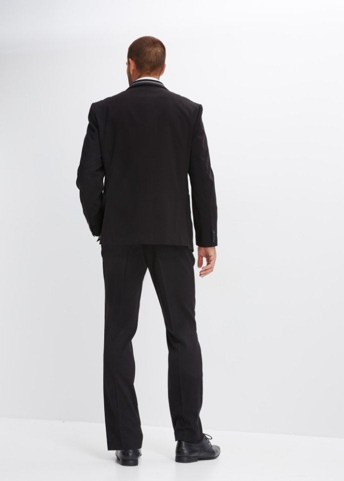 Anzug mit recycelten Polyester. (3-tlg.Set): Sakko, Hose, Weste