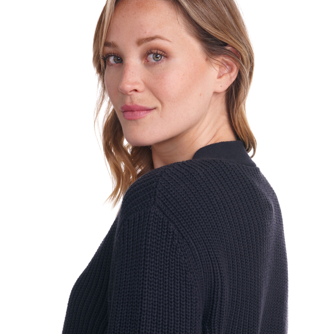 Damen Strickjacke mit Knopfleiste