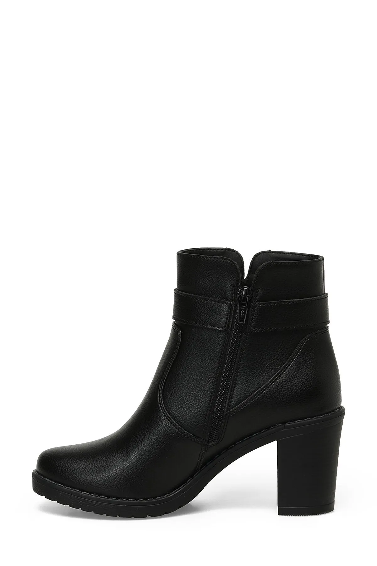 Polaris  318259Z 3PR Schwarze Damenstiefel mit Absatz