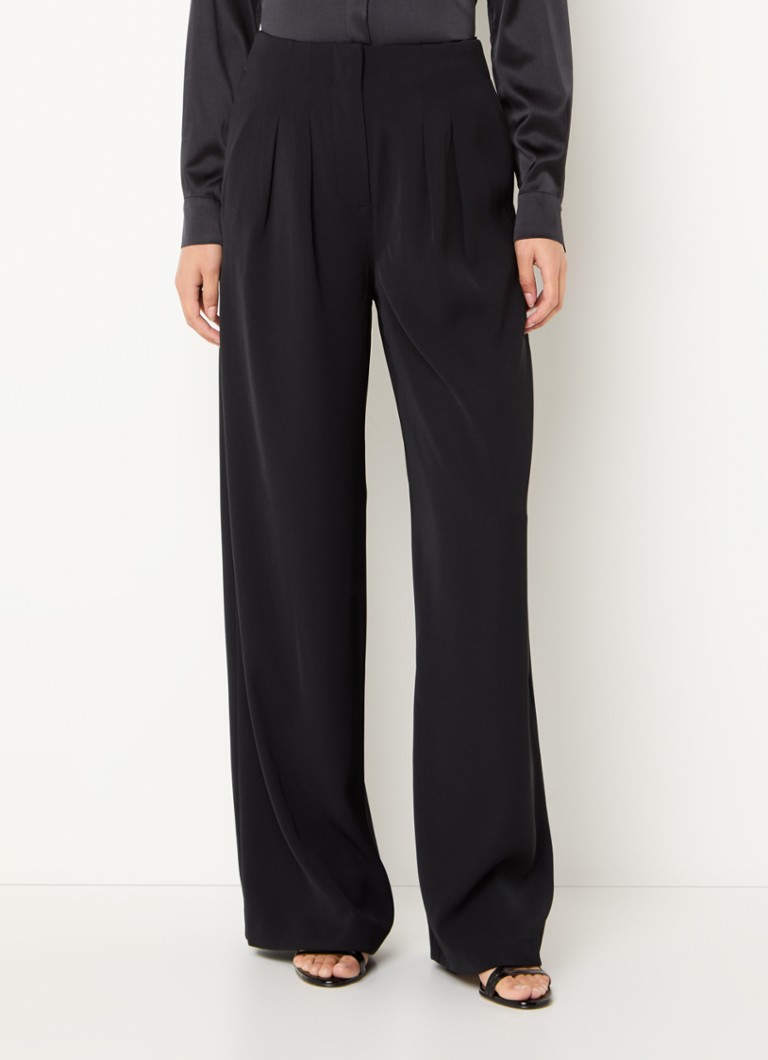 French Connection Harrie high-waist wide-fit trousers with side pockets