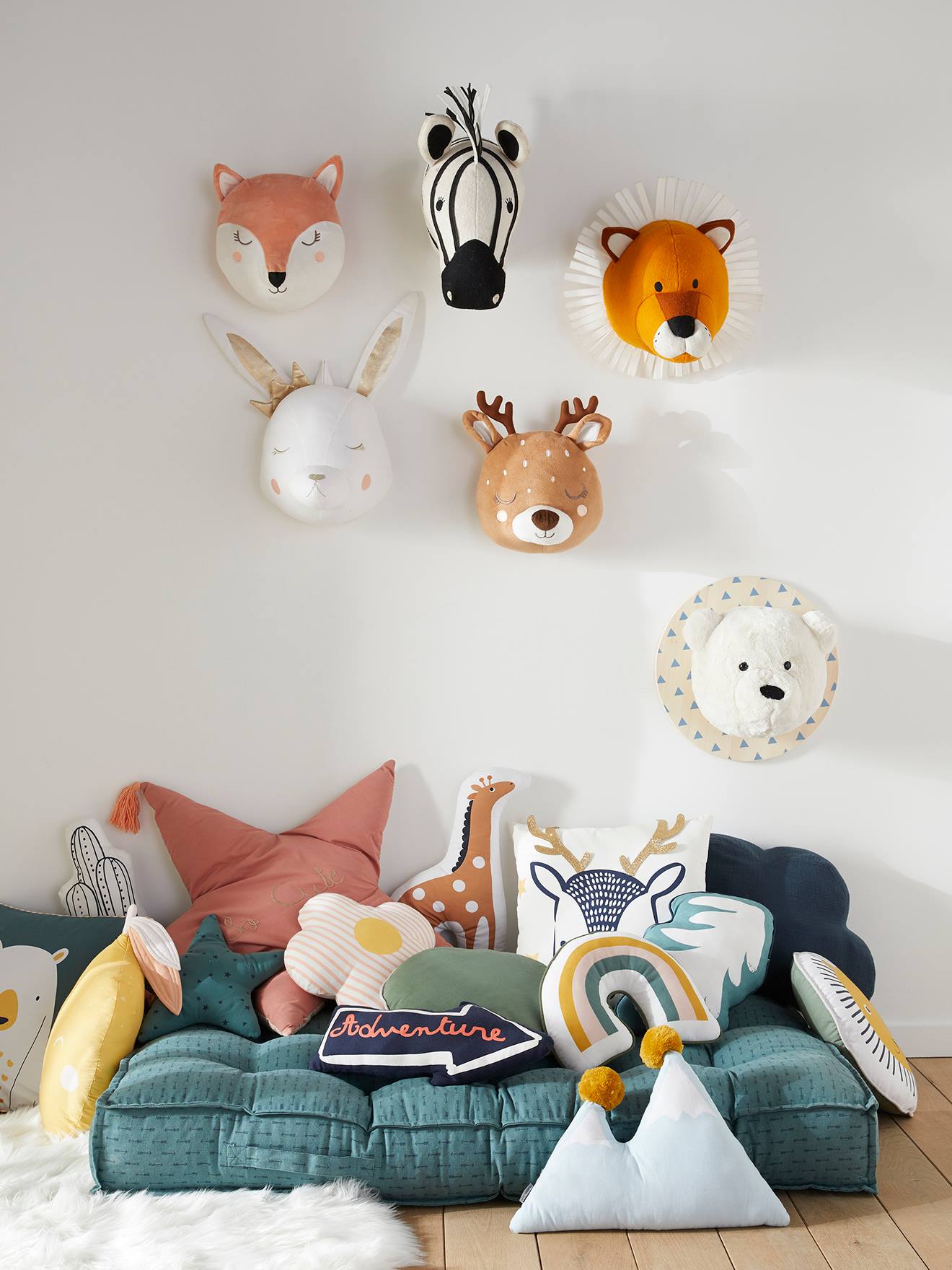 Trophée mural RENARD orange