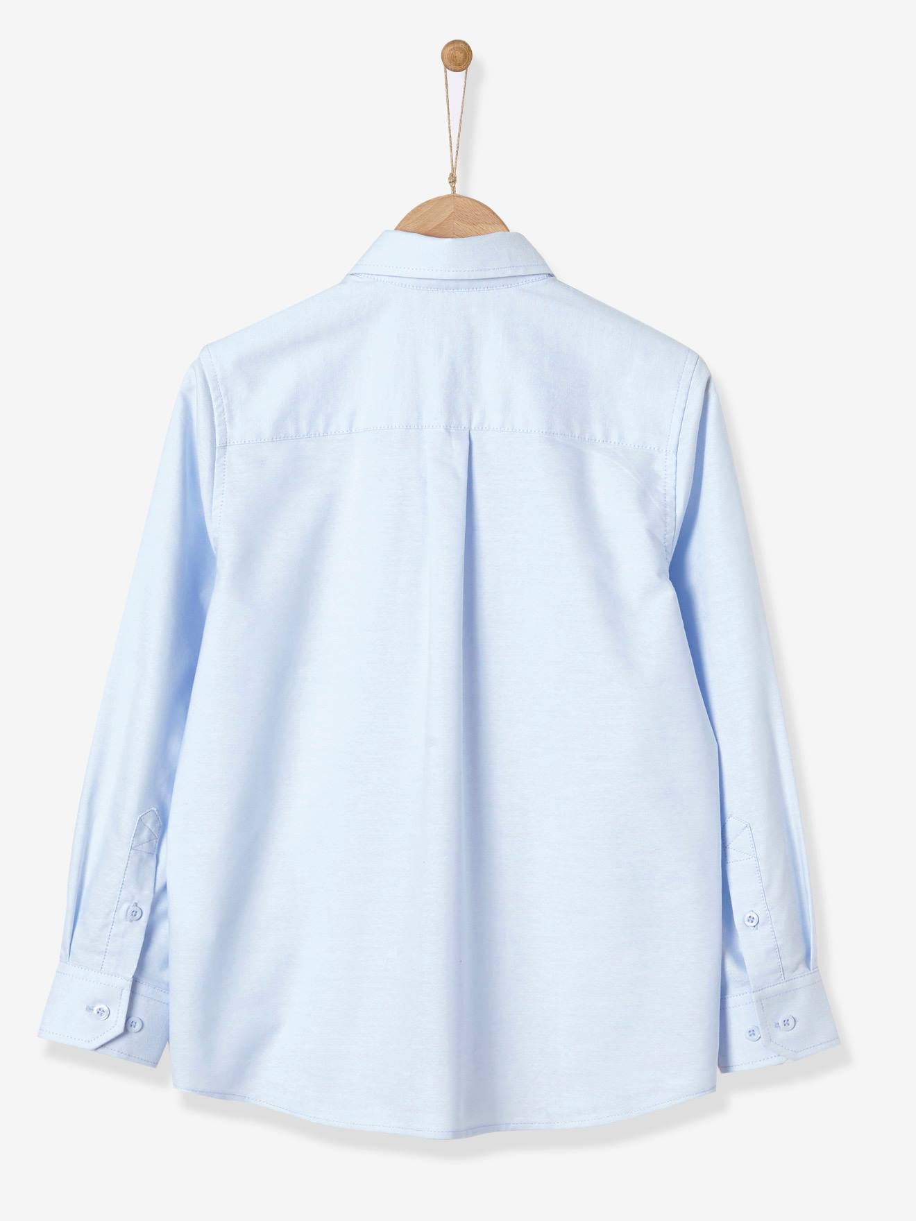 Chemise garçon oxford CYRILLUS bleu clair