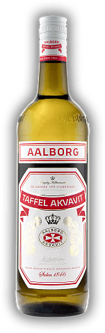 Aalborg Taffel Aalborg Taffel Aalborg Taffel Aquavit, der beliebte Däne. 0,7	 Liter - Vol 45%