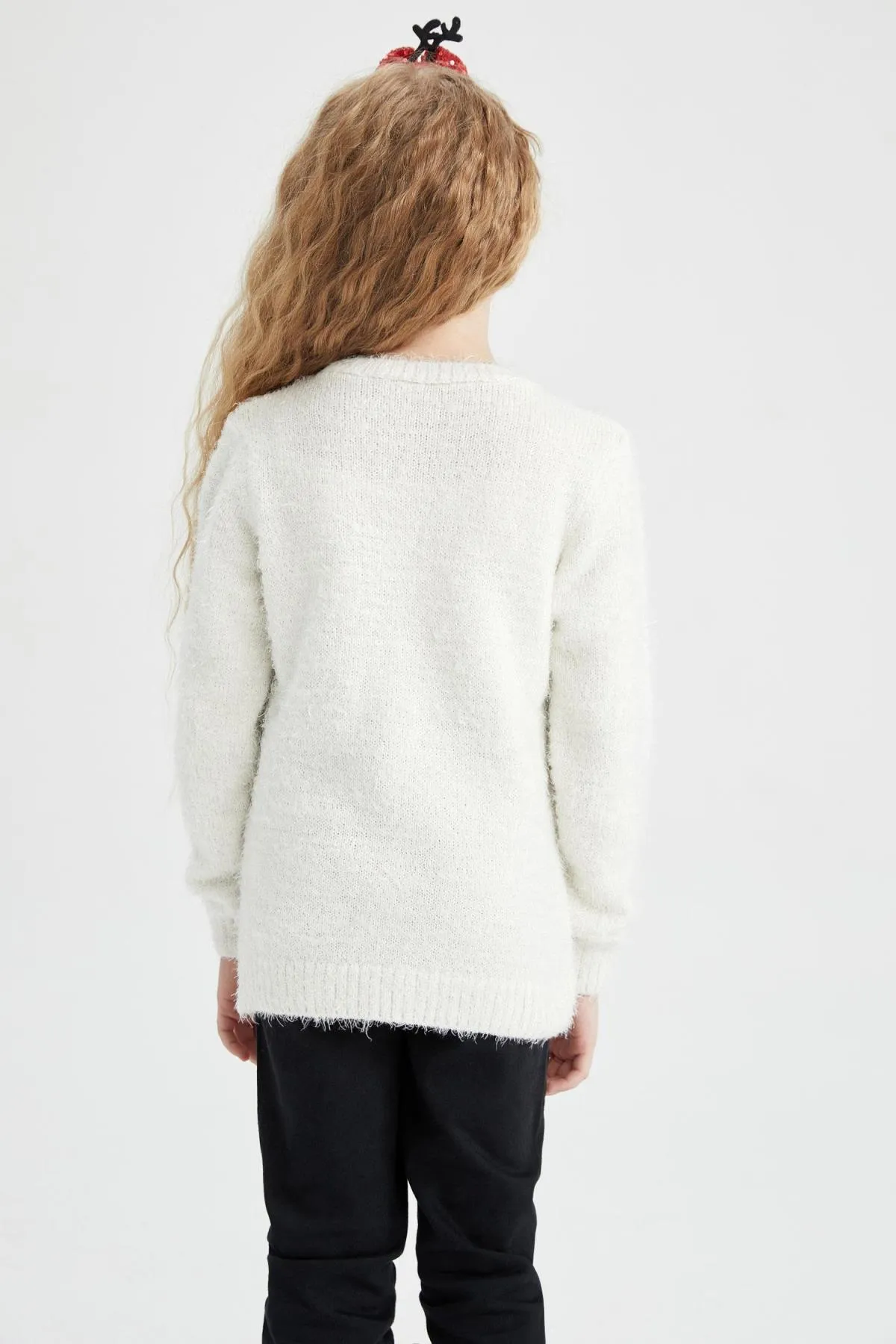 DeFacto  Mädchenpullover mit Neujahrsmotiv