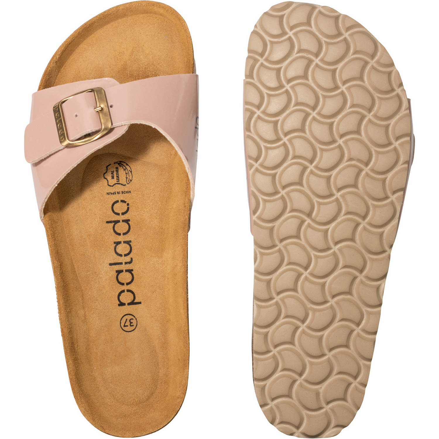 Palado Malta Lack, Pantoletten, Damen, Lack Creme Rosa