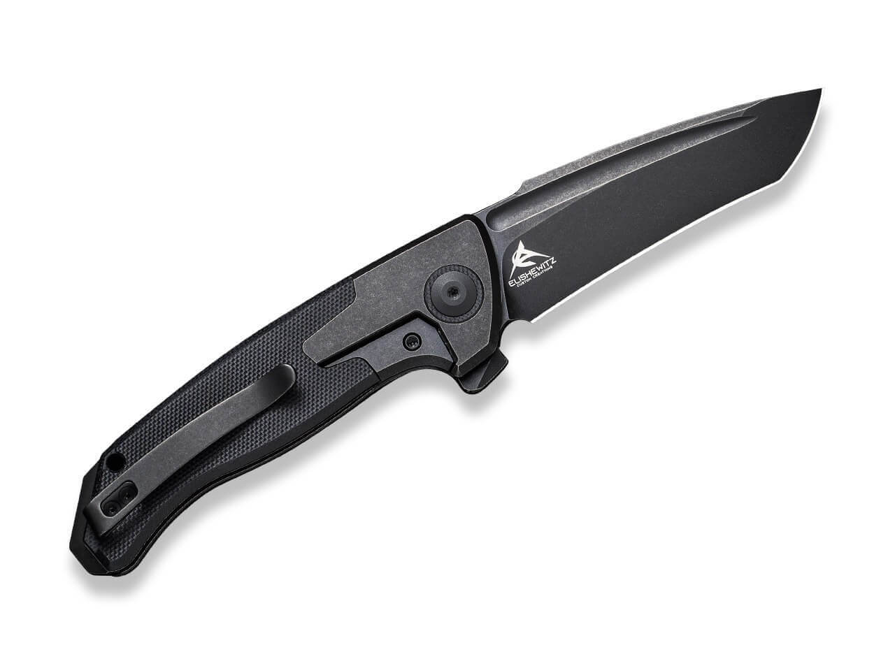 Press Check Titanium G10 All Black Tanto