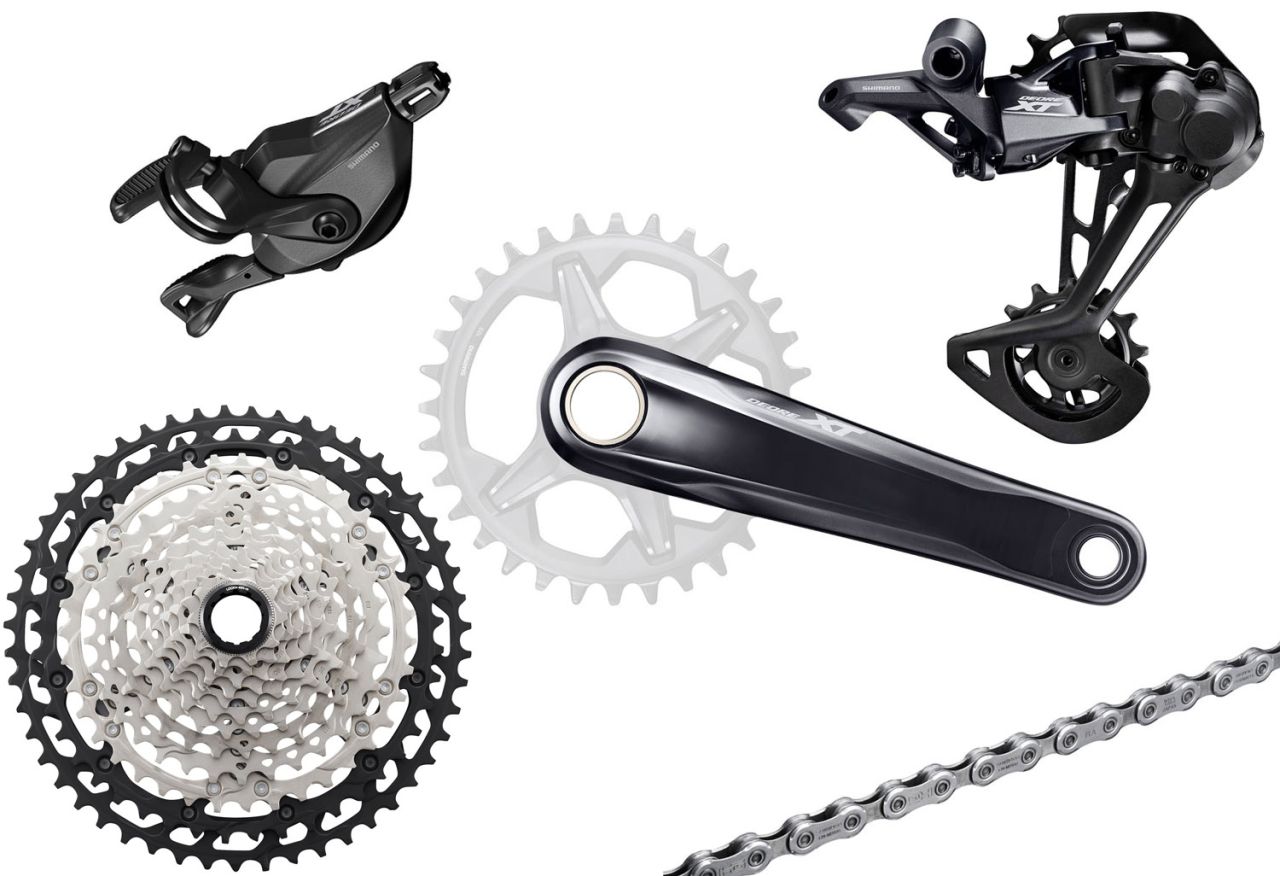 Shimano XT M8100 1x12-fach Gruppe Schelle 170mm 10-51 kaufen | Bike-Discount