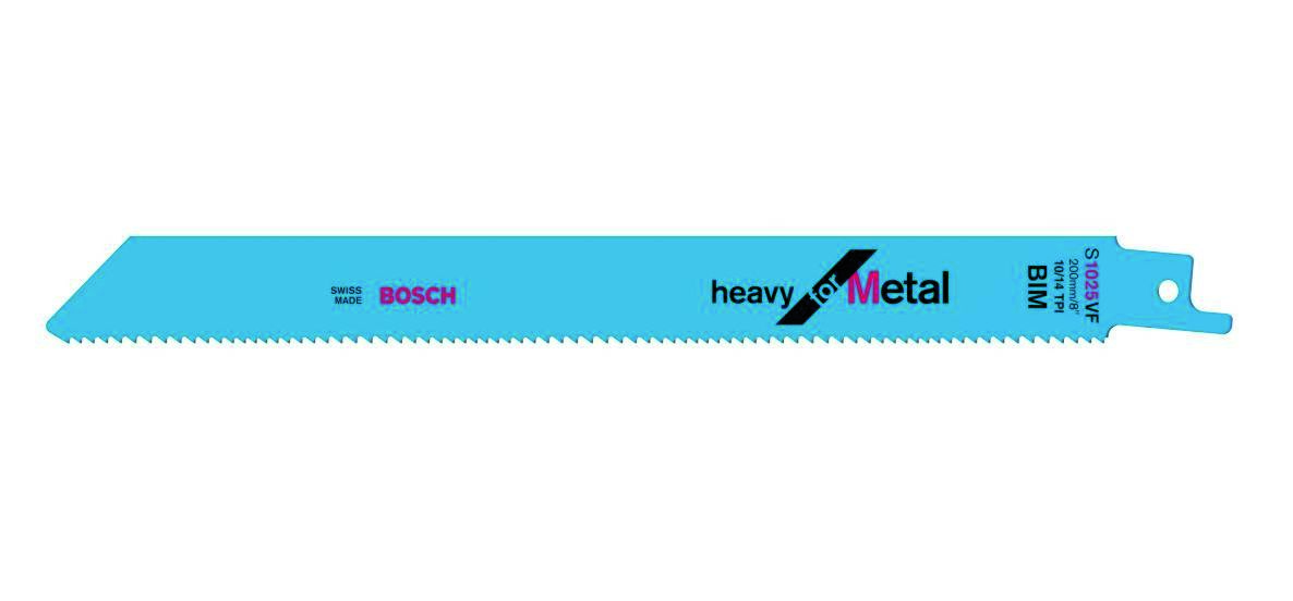 Bosch Blue Accessories 2608656265 S1025VF bajonetsavklinge kraftig til metal 200 mm 5 stk.