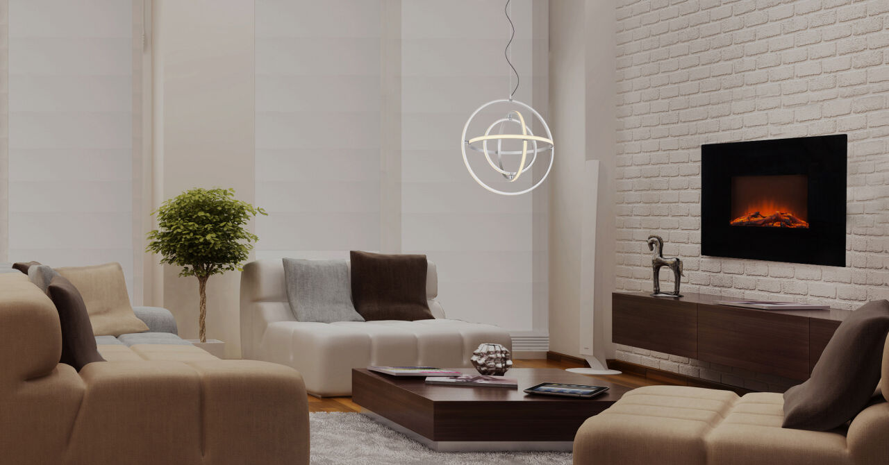 Globo Lighting - KURUS - Hängeleuchte Metall Nickel matt, LED