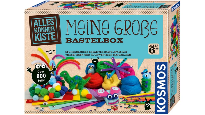 KOSMOS - Meine große Bastelbox - Stundenlanger kreativer Bastelspaß