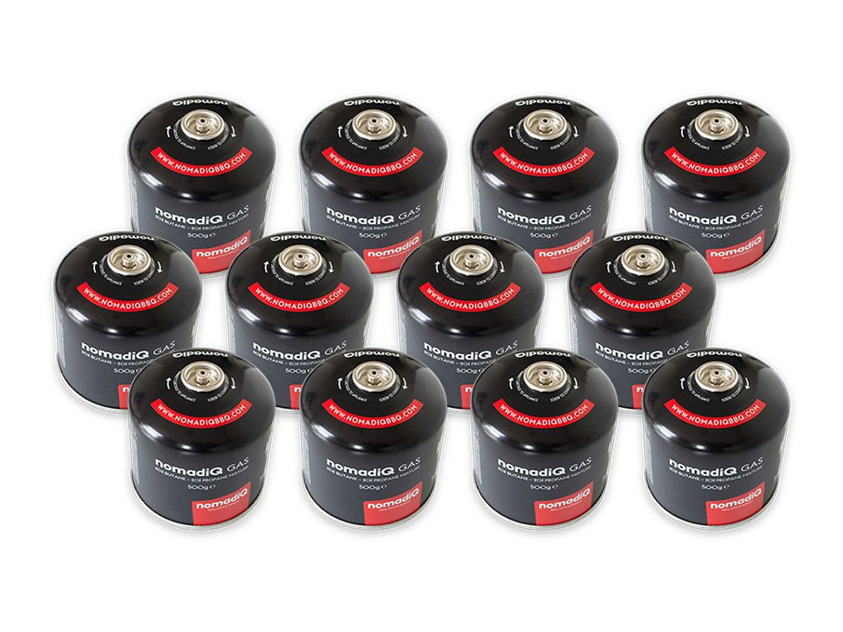 nomadiQ 12er-Set Gasflaschen