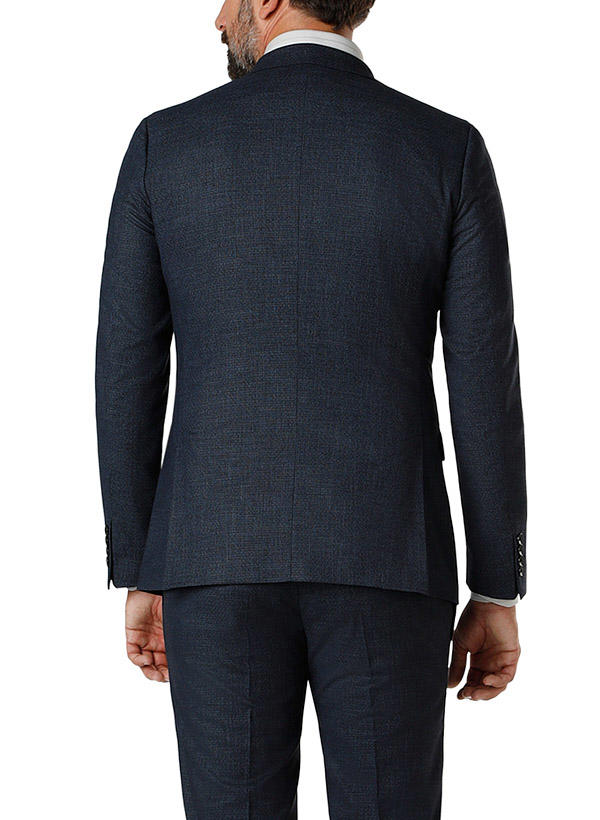 Strellson, Sakko Alzer, Slim Fit, Mikrofaser, navy meliert