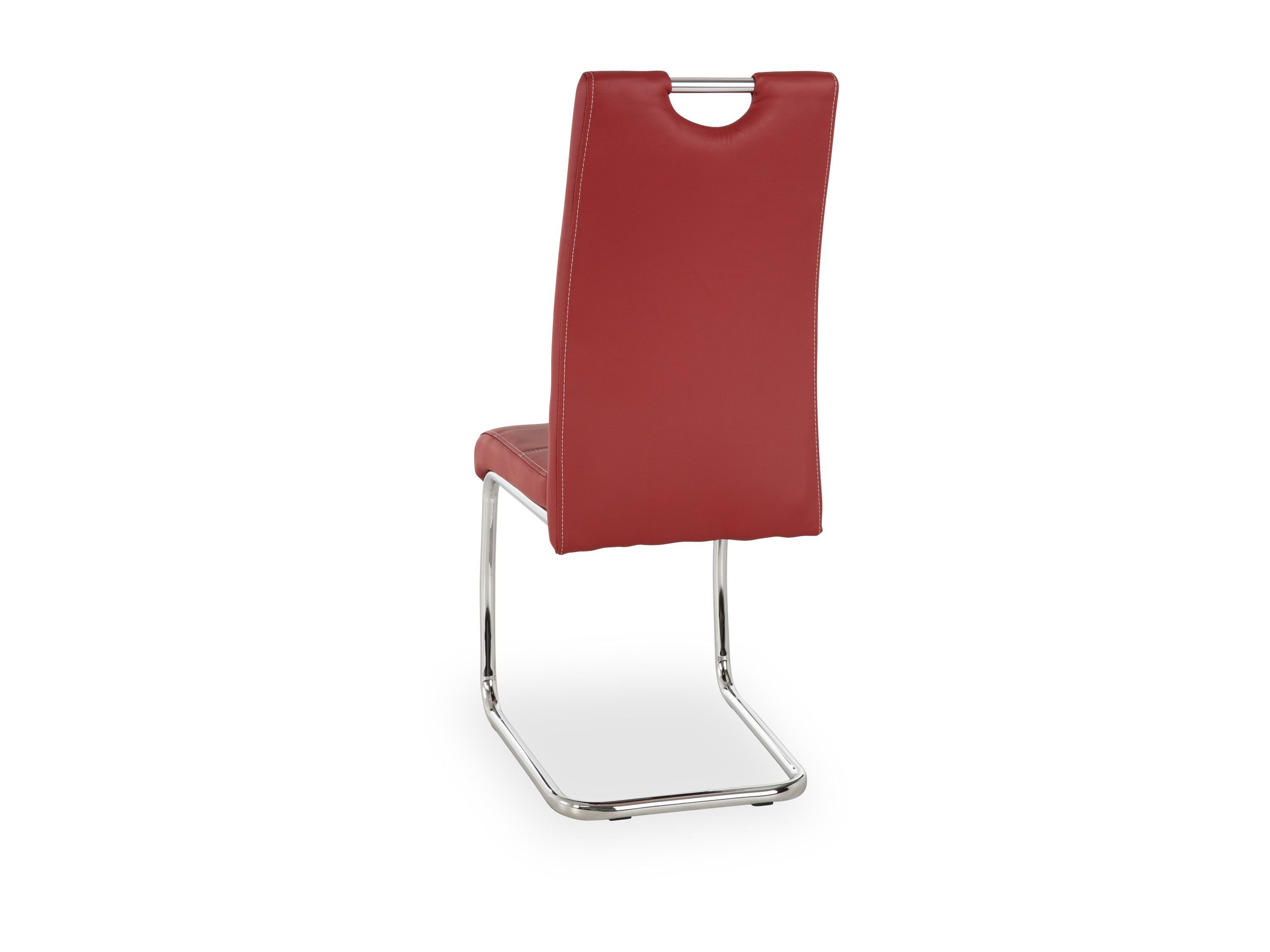 HARPER Freischwinger Freischwinger, Freischwinger HARPER HANDA (BHT 43x98x59 cm) BHT 43x98x59 cm rot