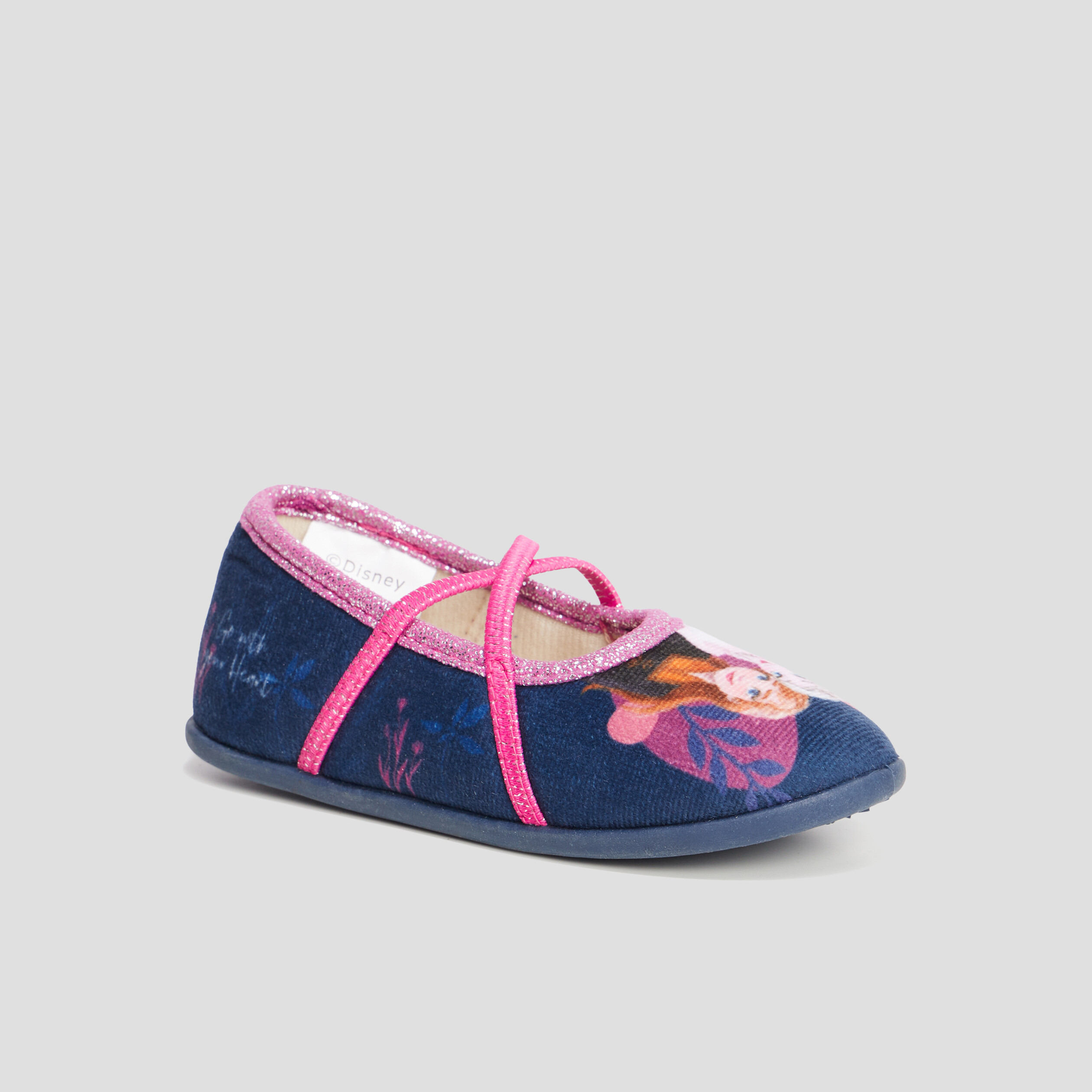 Chaussons ballerines Reine des neiges violet fille | La Halle