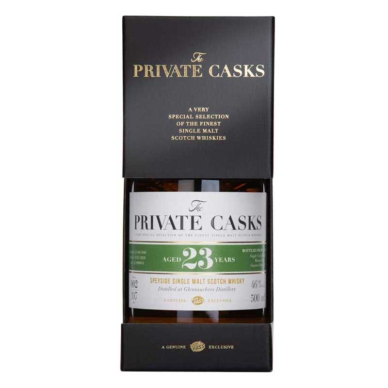 Speyside Single Malt Scotch Whisky Distilled at Glentauchers Distillery Single Cask # 1900002, 24 Jahre (500 ml)