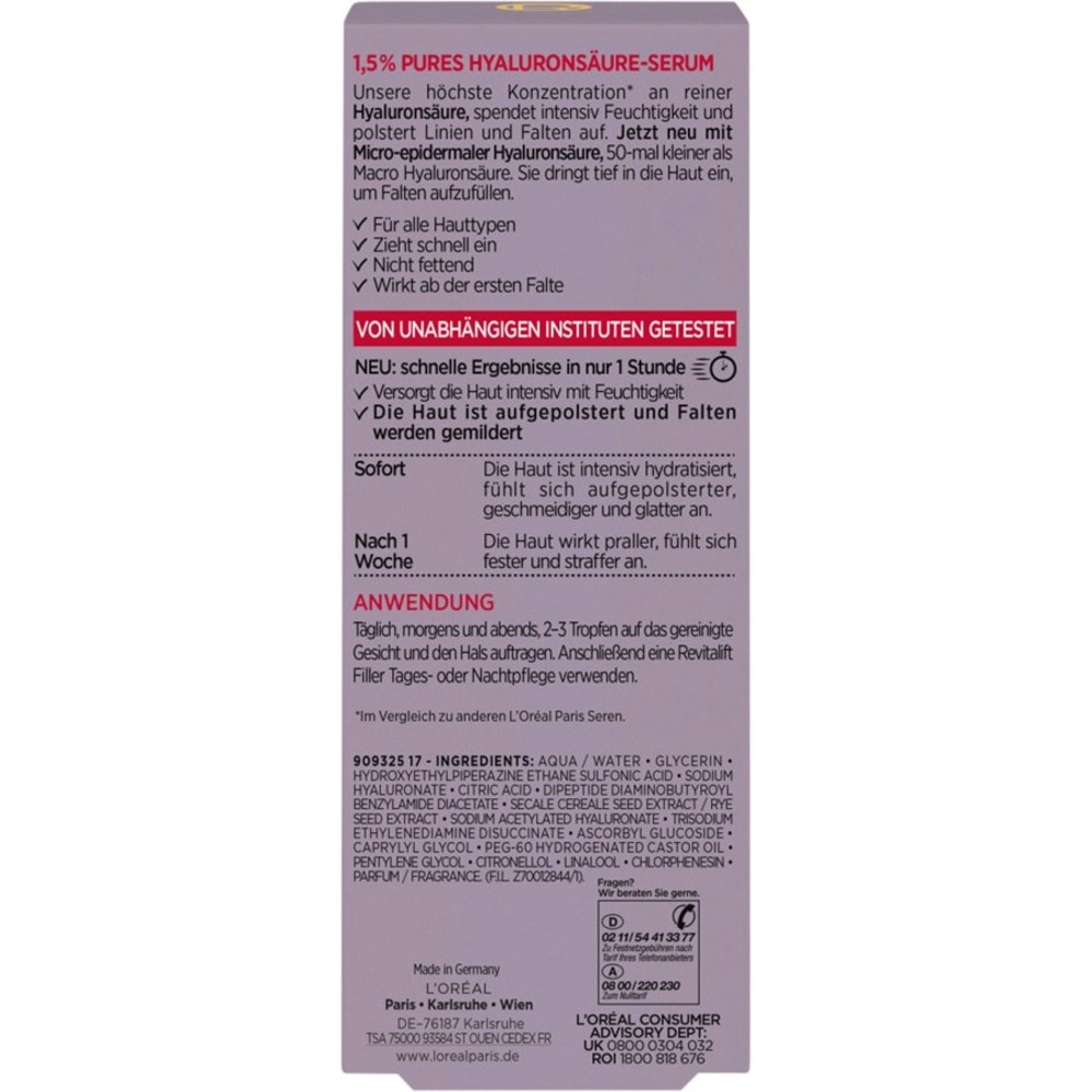 L´Oréal Paris Sérum Anti-Rides Filler Sérum