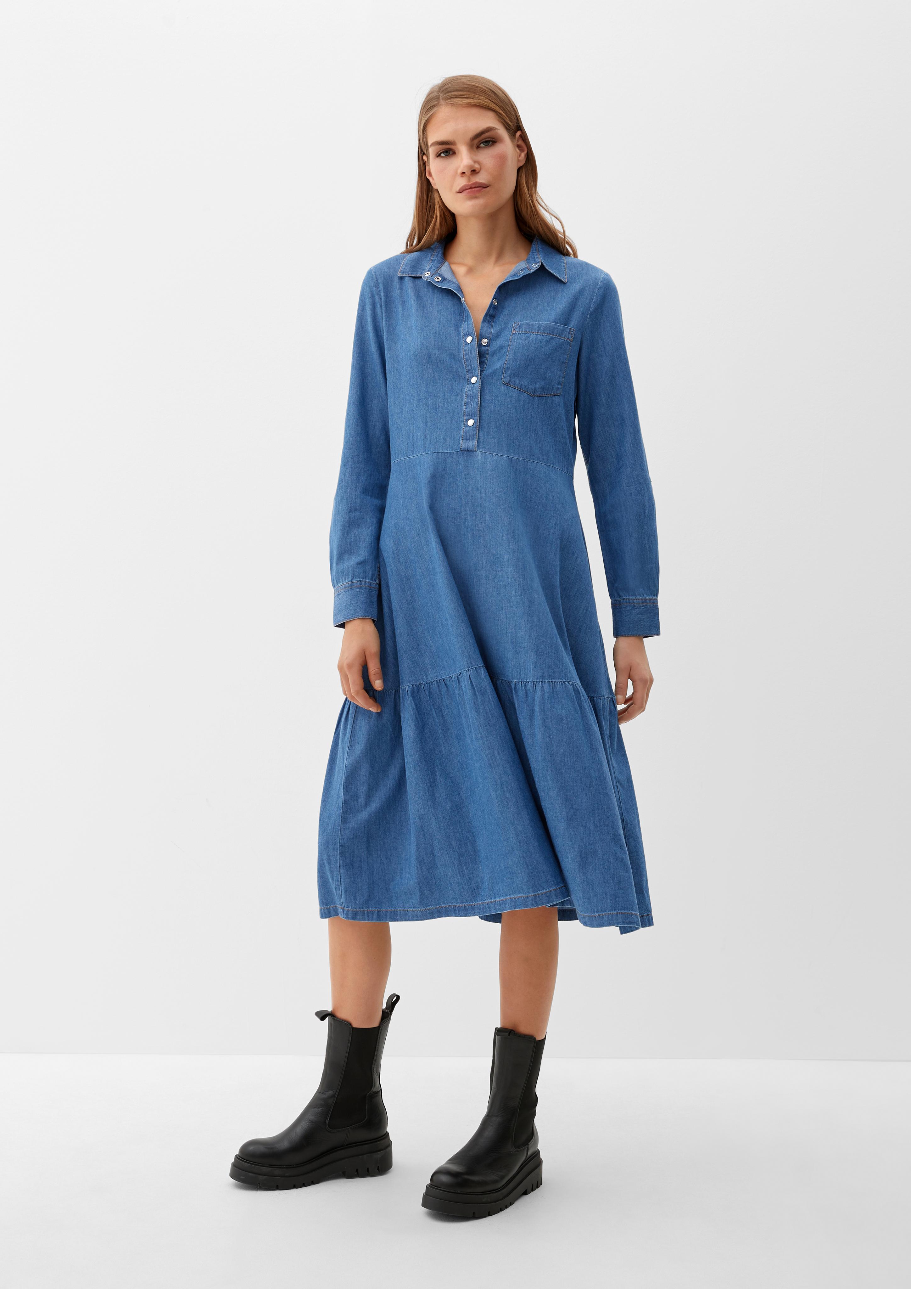 Midikleid aus Chambray  2126206-54Y4