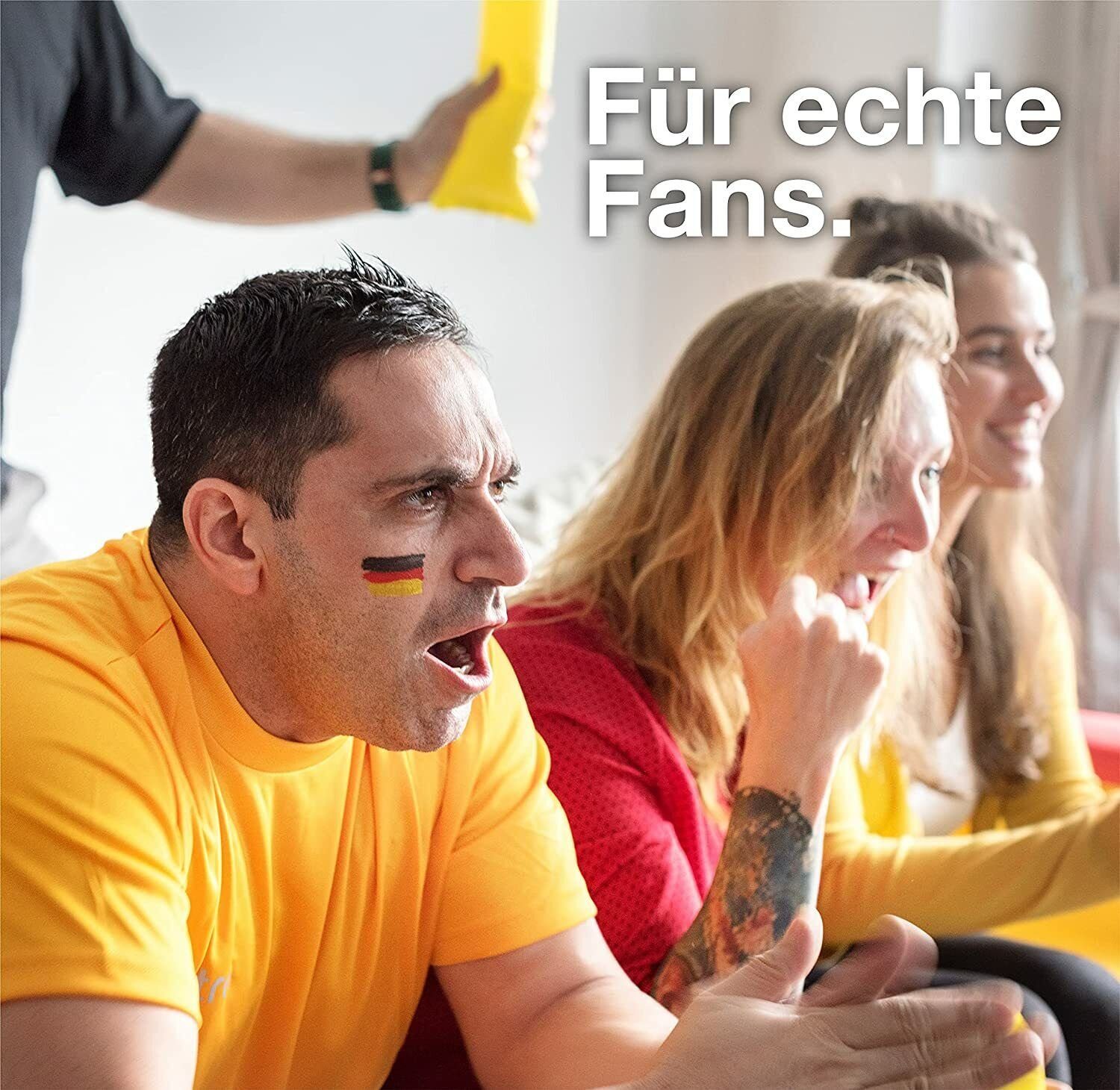 TK Gruppe Fahne 4er Autofahnen Autoflagge Deutschland Autofahne Adler (4-St)