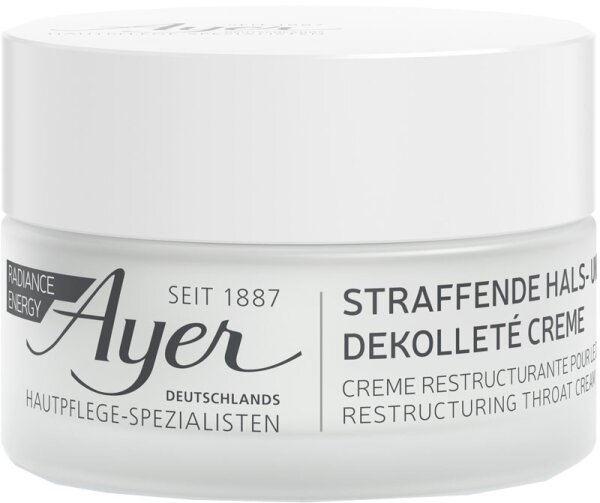 Ayer Radiance Énergie Straffende Hals- und Dekolleté Creme Dekolletécreme