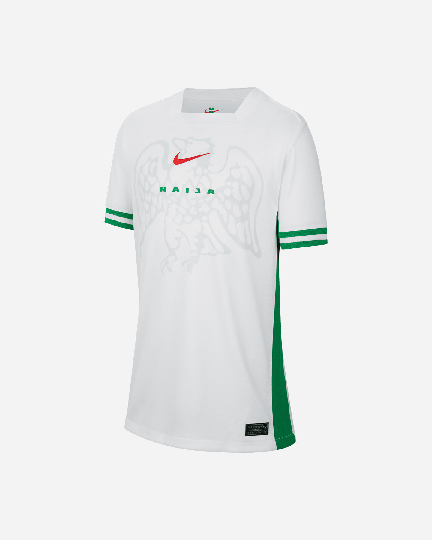 Oficjalna koszulka piłkarska Nike Dri Fit Nigeria Home 23-24 Jr FQ8842-100