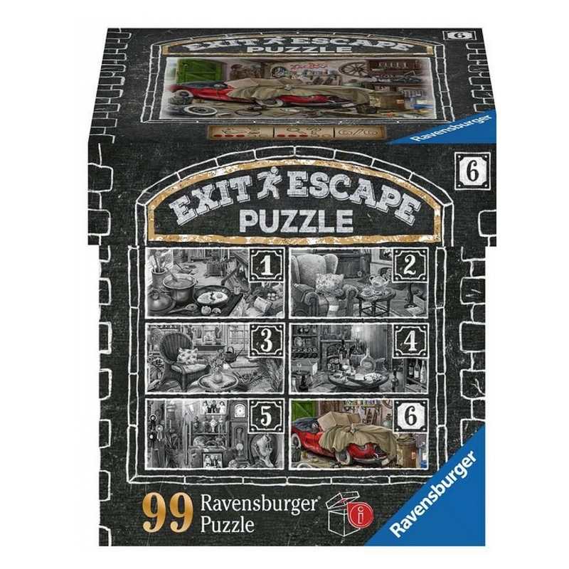 Puzzle escape le garage manoir 99 pièces