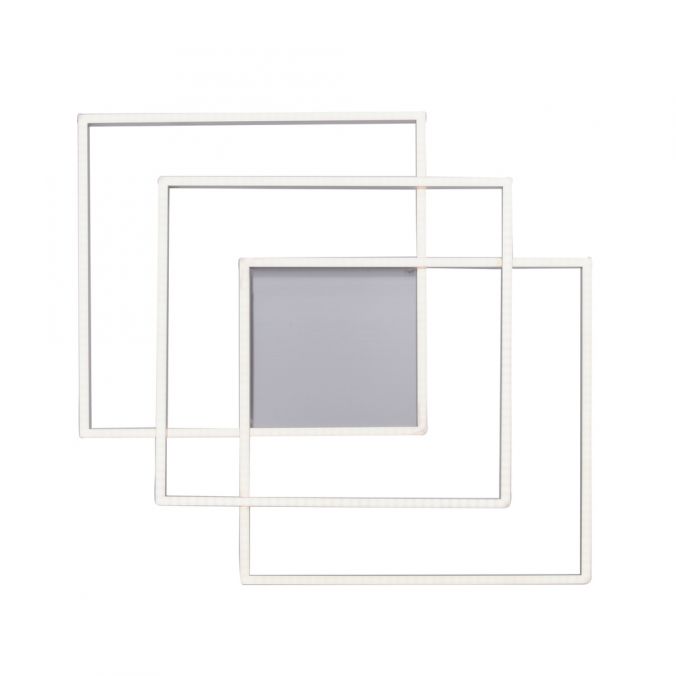Paul Neuhaus Deckenleuchte Q-Inigo Stahl 60 x 60 cm