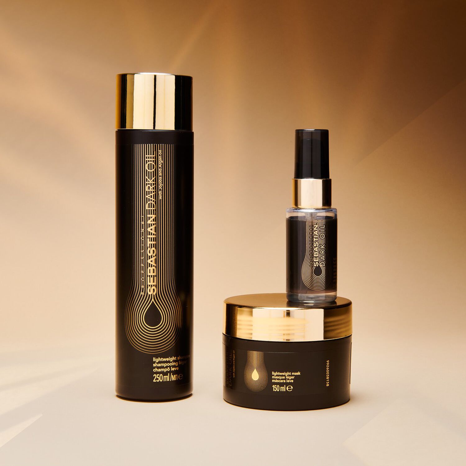 Sebastian Dark Oil Coffret Lissage et Brillance - 3 Produits