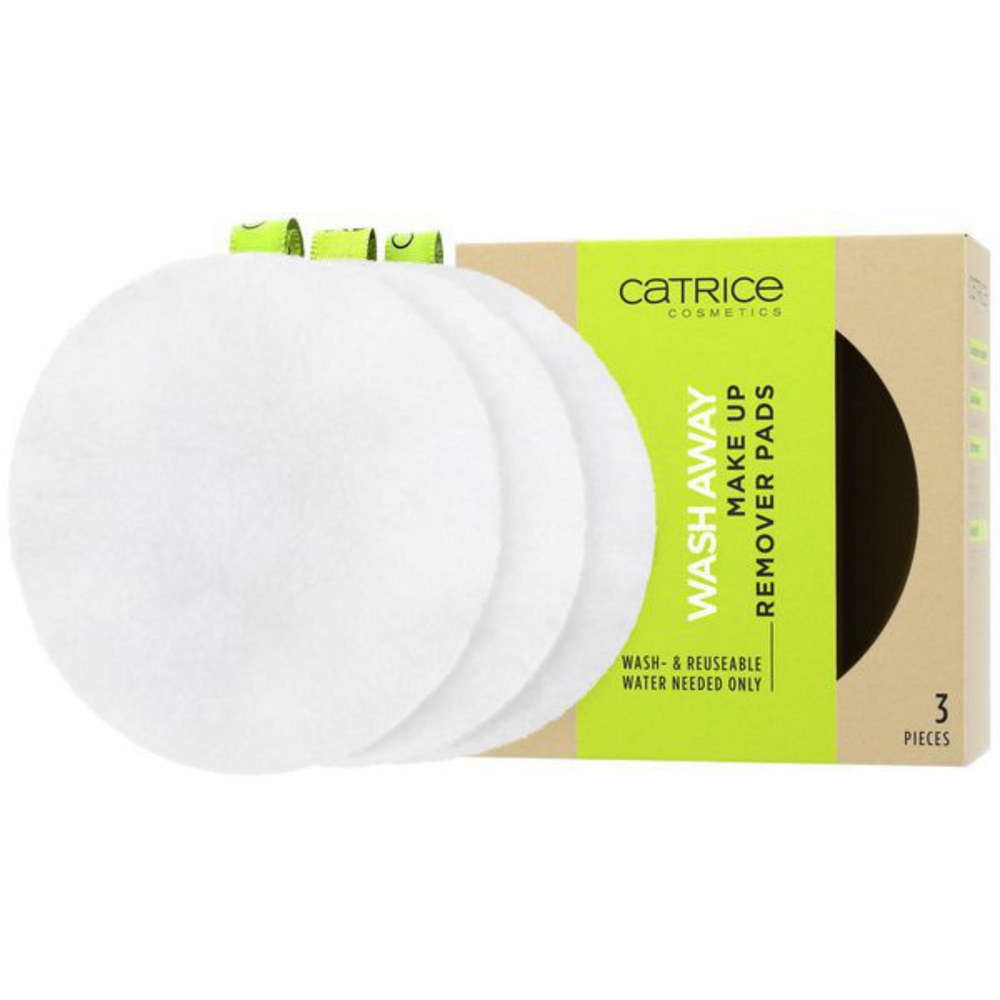 catrice Wash Away Make Up Remover Pads disques démaquillants réutilisables Disques démaquillant