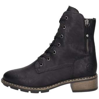 Rieker Schnürstiefelette in schwarz