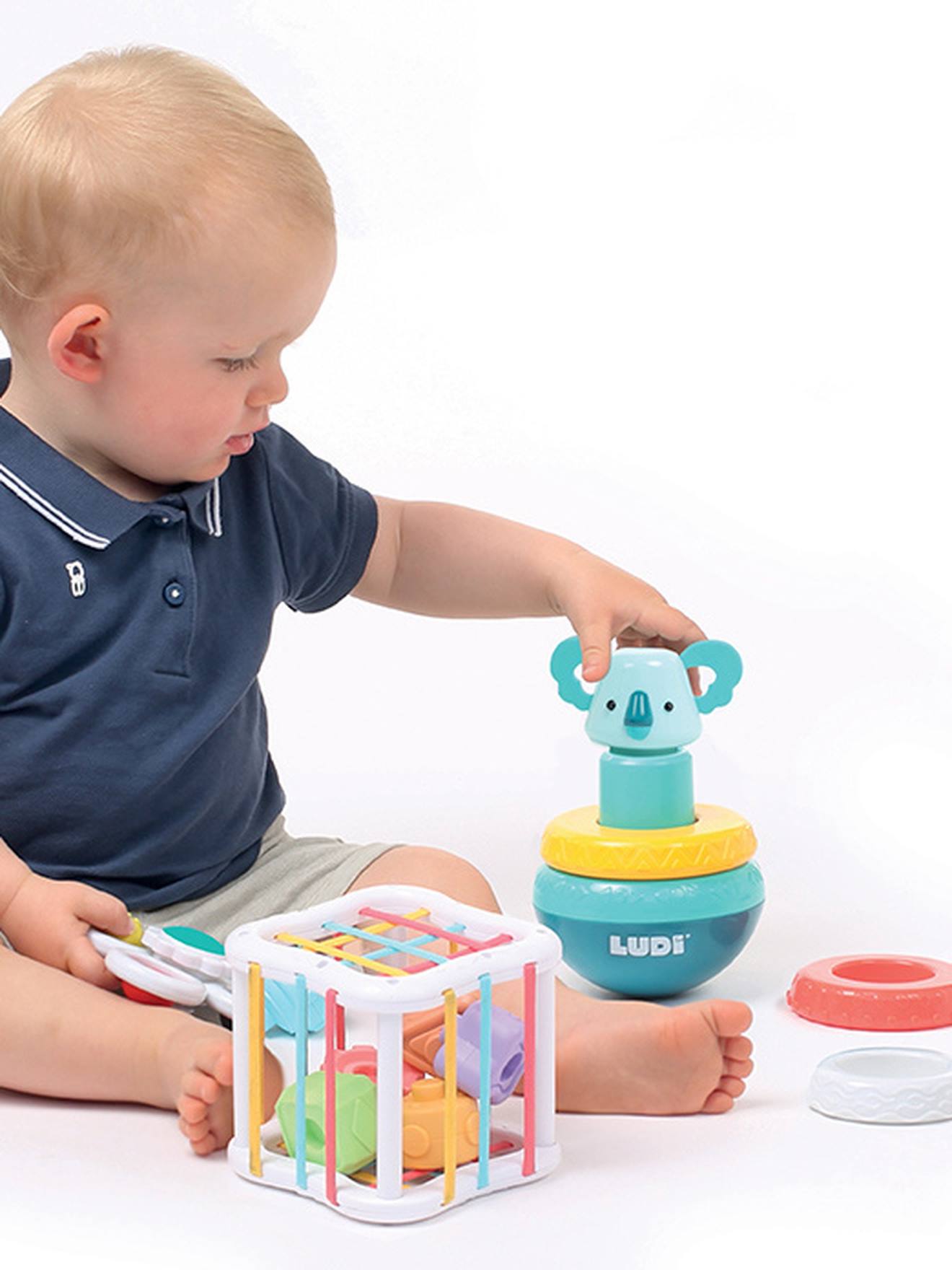 Ludi Baby Greifspielzeug-Set LUDI - mehrfarbig