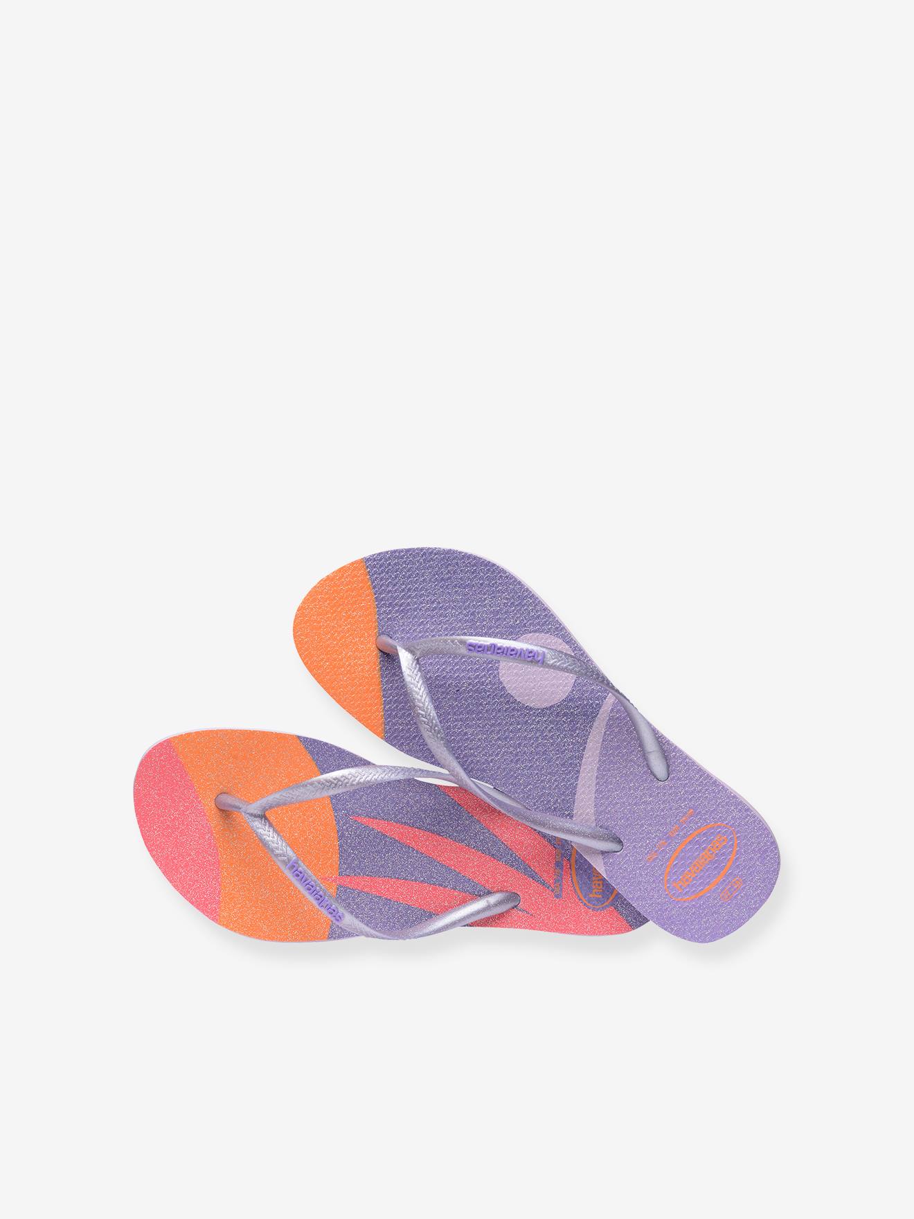 Havaianas Mädchen Zehentrenner Slim Palette Glow HAVAIANAS - violett/mehrfarbig